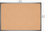 VIZ-PRO Cork Notice Board, 48 X 32 Inches, Cork Bulletin Board - Image 2