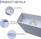 KICAAO LED Wall Sconces Set of Two, 12W Modern Wall Lamp, Hardwired Aluminum - Image 5