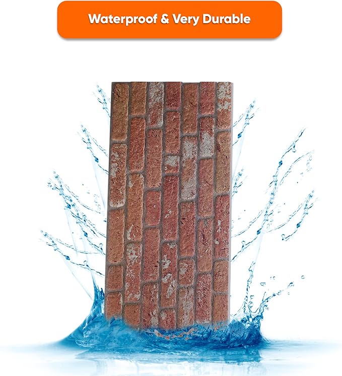 IZODEKOR 3D Wall Panels Brick Effect - Image 6