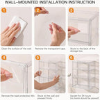 4 Pack 3 Tier Clear Display Case - Image 5