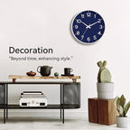 Roymnie Wall Clock, Silent Wall Clocks Battery Operated 8 Inch-Modern Non - Image 5