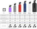 IRON °FLASK Camping & Hiking Hydration Flask with Straw, BPA-Free Insulated Stainless Steel Sports Water Bottle - 24 oz Dark Pine