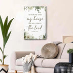 HIWX Christian Wall Decor, as for Me and My House Bible Verses Sage Green - Image 5