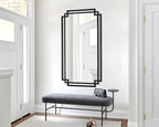 32" x 47" Large Wall Mirror for Living Room Decor, Horizontal/Vertical Hanging - Image 2