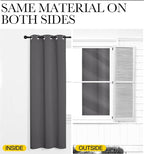 NICETOWN Bedroom Curtains Blackout Drapery Panels, Three Pass Microfiber - Image 6