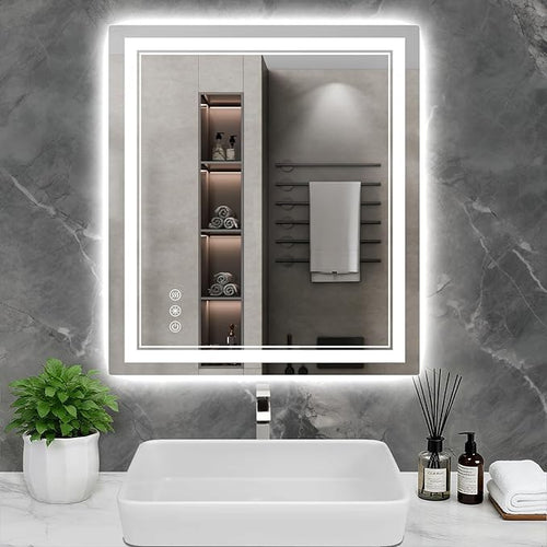 36x32 Inch LED Bathroom Mirror by Wedhouc