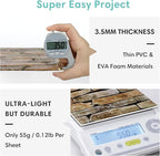 Commomy 3D Faux Stone Peel and Stick Wall Tiles - Image 6