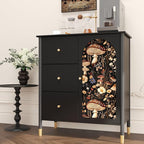 BOKEBEVE Peel and Stick Wallpaper Mushroom Wallpaper Vintage Floral Contact - Image 4