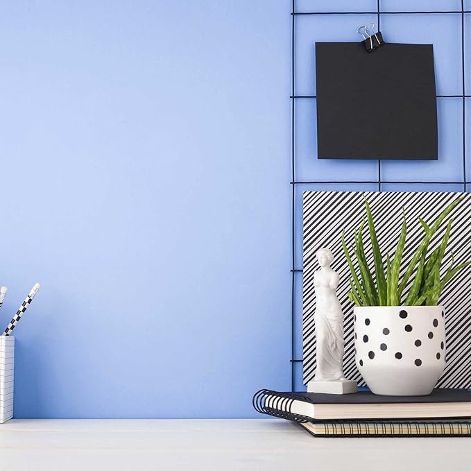 Light Blue Peel and Stick Wallpaper, 15.7 X 157 inches Renter Friendly Wallpaper - Image 4