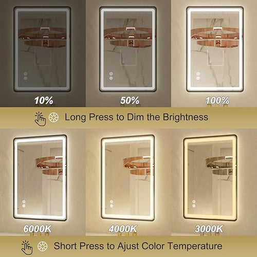 20"x 28" LED Bathroom Mirror - Image 2