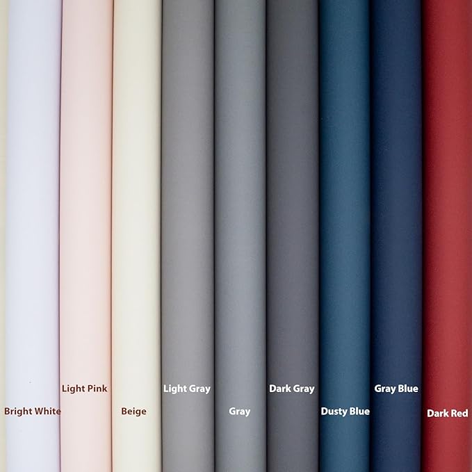 Yancorp 16"x120" Matte Gray Blue Peel and Stick Wallpaper Removable Contact - Image 8
