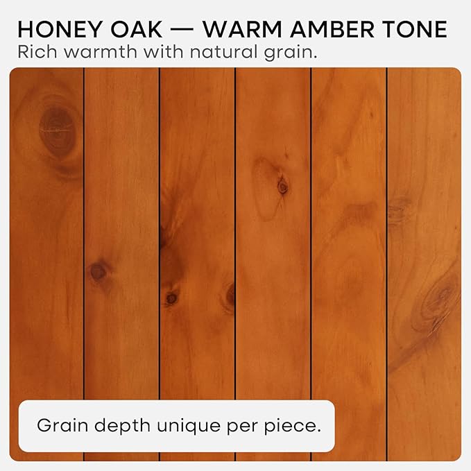 Homeforia 48 inch Oak Floating Shelf, High End Solid Real Wood 48inch Floating - Image 7
