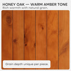 Homeforia 20 inch Floating Shelf Oak, High End Solid Real Wood 20inch Long - Image 6