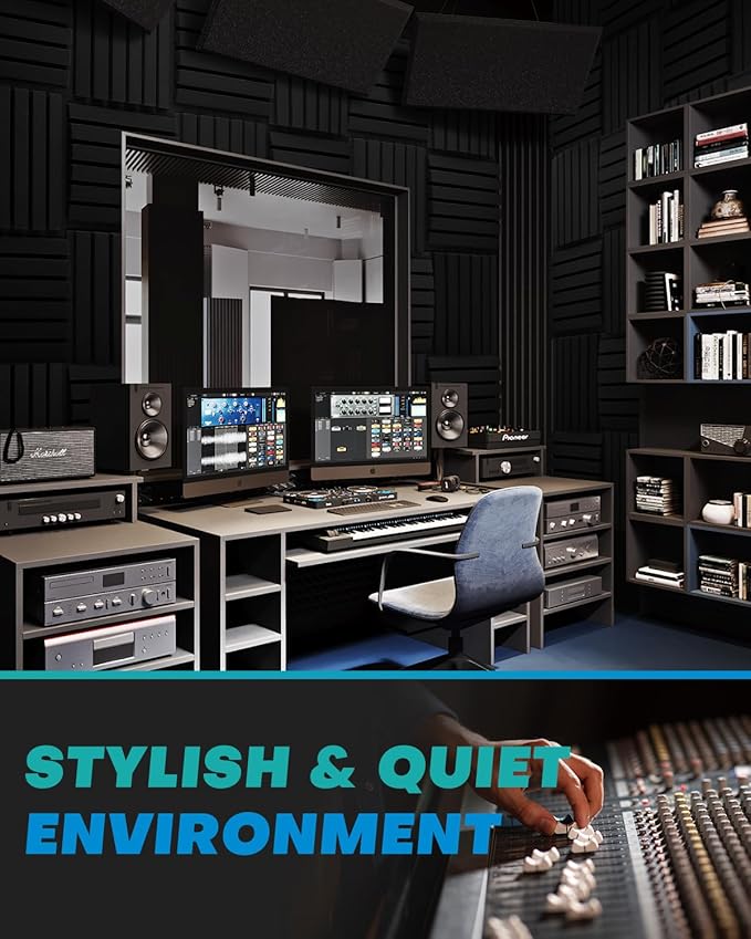 50Packs Curved Sound Proof Foam Panels - Image 4