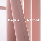 IGEMAEVE Gossamer Pink Curtains 96 Inch Length 2 Panels Set, Light Filtering - Image 4