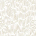 Theper Beige Modern Striped Peel and Stick Wallpaper Boho 17.3"×590" Self by Theper