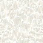 Theper Beige Modern Striped Wallpaper Peel and Stick Boho 17.3"×275" Removable by Theper