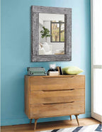 Rustic Wall Mirror Farmhouse, - Image 4