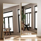 GLSLAND 71"x31" Full Length Mirror Extra Large Hanging or Leaning Rectangle - Image 5