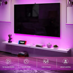 BAMEOS RGB LED Floating Shelves - Image 3