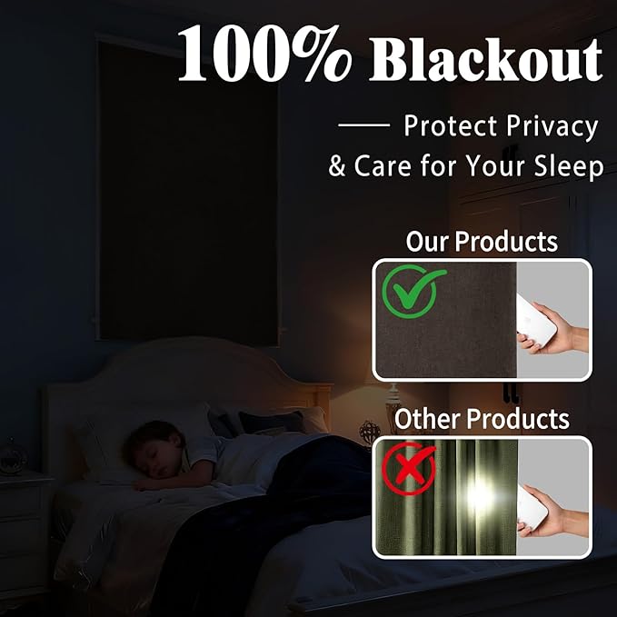 Self-Adhesive Total 100% Blackout Window Treatment - Image 2