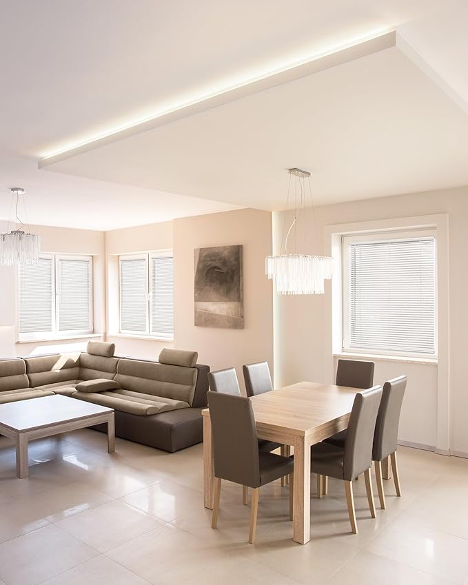 CHICOLOGY Cordless Mini Blinds for Indoor Windows, 71.25" W x 72" H, Light - Image 9