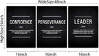 HUADO Motivational Canvas Wall Art, Leader Confidence Perseverance Office Wall - Image 6