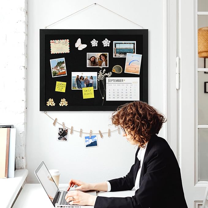 Double-Sided Black Cork Board - Image 7
