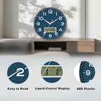 AKCISOT Wall Clock 12 Inch, Non-Ticking Silent Battery Operated Analog - Image 9