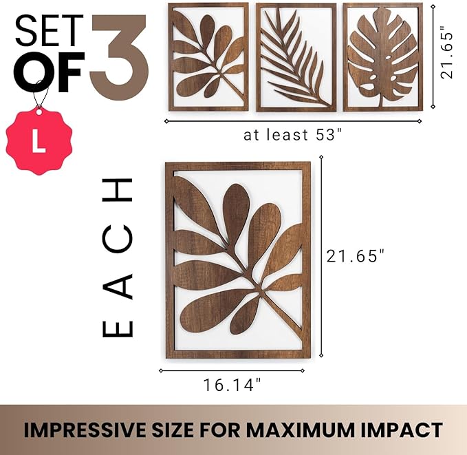 qmmp Modern Wooden Wall Sculptures - Image 3