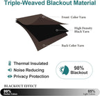 ChrisDowa Brownout Curtains 72 inches Long - Image 4