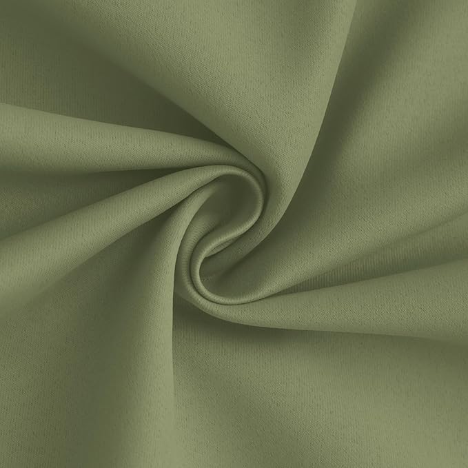 Yakamok 100% Blackout Curtains for Living Room, Thermal Insulated Blackout - Image 3