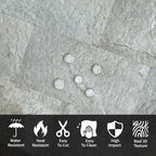 AULIGET 4 Pieces Mountain Rock Peel and Stick Backsplash Wall Tile, 4 Pieces - Image 3