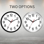 Rohioue Wall Clock Modern 8 Inch Battery Operated Silent Non Ticking Small - Image 2