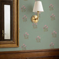 17.3" x 393.7" Vintage Floral Wallpaper Peel and Stick Boho Wallpaper Removable by LUKUUI