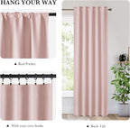 RYB HOME 100% Blackout Short Curtains - Image 3