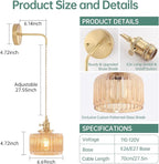 Shenmoyl Vintage Wall Sconce Wall Lamp - Image 3
