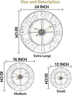 Sorbus Large Wall Clock for Living Room Decor - Image 7