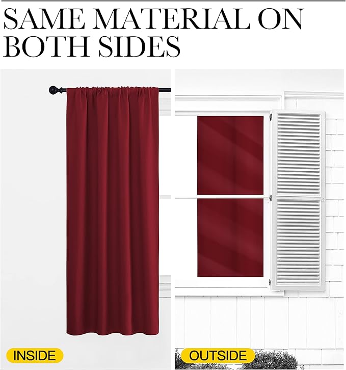 NICETOWN Room Darkening Curtains - Image 5