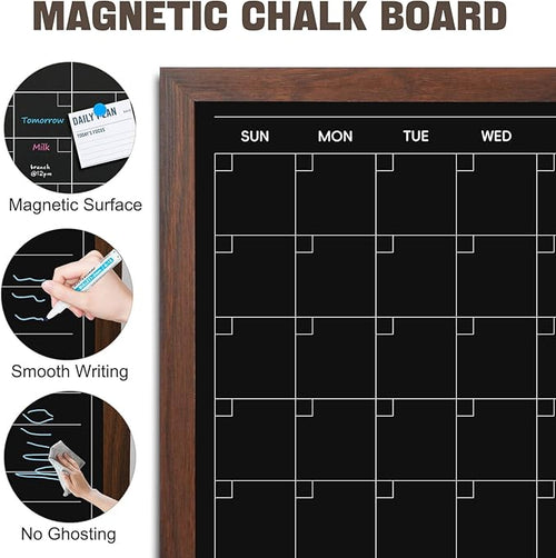 4 THOUGHT Monthly Calendar Chalkboard - Image 2