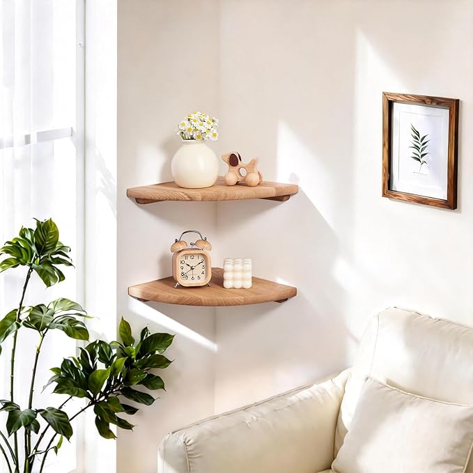 Gieanoo Floating Corner Shelves - Image 7