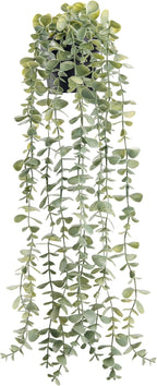 Der Rose 1Pcs Fake Plants Hanging Artificial Potted Faux Eucalyptus Plants by DerRose