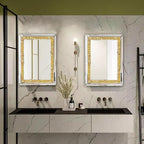 2 Piece Wall Mirrors, Crush Diamond Wall Decor - Image 6