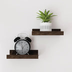 Small Floating Shelves for Wall Decor, Wall Mounted Wood Shelf for Bedroom by Unknown