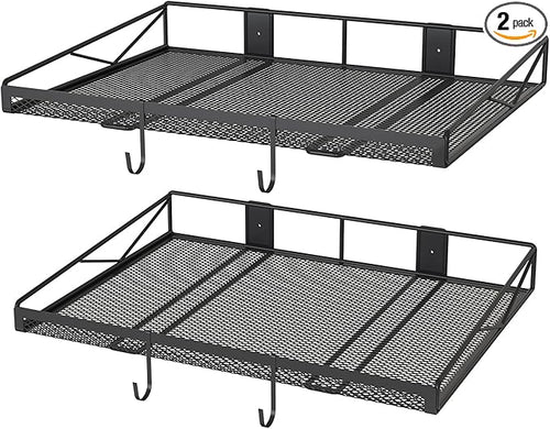 2 Pack Garage Wall Shelf, Garage Wall Mounted Shelving, Heavy Duty Floating by Riciakik