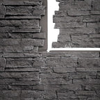 EverStone Acadia Ledge Faux Stone Panel, Graphite Color - Image 11