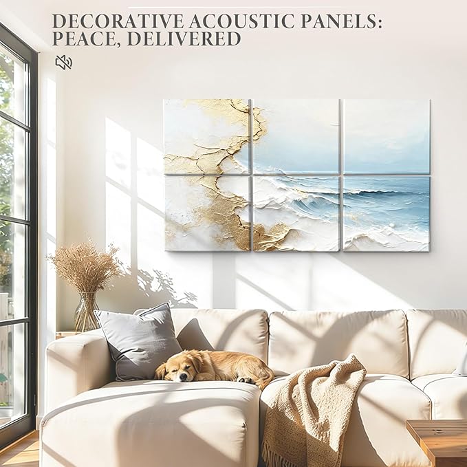 JBER Acoustical Wall Panels, 47.2×27 Inches Art Acoustic Panels, Decorative - Image 6