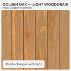 Homeforia 42 inch Golden Oak Floating Shelf, High End Solid Real Wood 42inch - Image 7