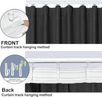 Room Divider Curtains, Noise Reduction, W100 × L84 Inch, 1 Panel - Image 5
