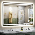 Briivue 68x40 Inch LED Bathroom Mirror by Briivuemodernmirrors